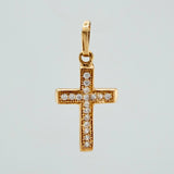 Dije Cruz 0.95gr / 2.5cm / Oro Amarillo 18K %