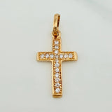 Dije Cruz 0.95gr / 2.5cm / Oro Amarillo 18K %