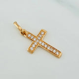 Dije Cruz 0.95gr / 2.5cm / Oro Amarillo 18K %