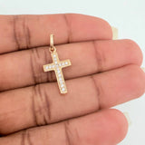 Dije Cruz 0.95gr / 2.5cm / Oro Amarillo 18K %