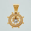 Dije Timon 3gr / 2.4cm / Dos Oros Amarillo Blanco 18K %