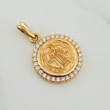 Dije San Benito 2.5gr / 2.3cm / Oro Amarillo 18K %