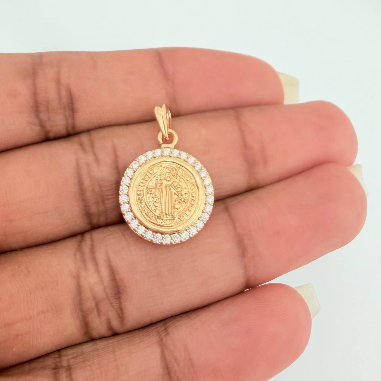 Dije San Benito 2.5gr / 2.3cm / Oro Amarillo 18K %