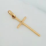 Dije Cruz 0.8gr / 3.7cm / Oro Amarillo 18K