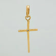 Dije Cruz 0.7gr / 3cm / Oro Amarillo 18K %