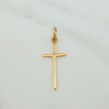 Dije Cruz 0.65gr / 2.7cm / Oro Amarillo 18K %