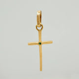Dije Cruz 0.65gr / 3cm / Oro Amarillo 18K