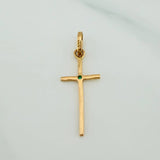 Dije Cruz 0.65gr / 3cm / Oro Amarillo 18K