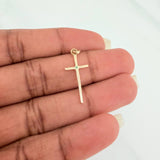 Dije Cruz 0.65gr / 3cm / Oro Amarillo 18K %