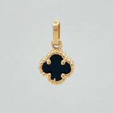 Dije Trebol 0.85gr / 1.6cm-Oro Amarillo 18K %