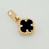 Dije Trebol 0.85gr / 1.6cm-Oro Amarillo 18K %