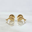 Topos Delfin 0.5gr / 8mm Lisos Oro Amarillo 18K