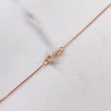 Cadena Veneciana 1.2gr / 50cm / 0.5mm Oro Rosa +3 18K &