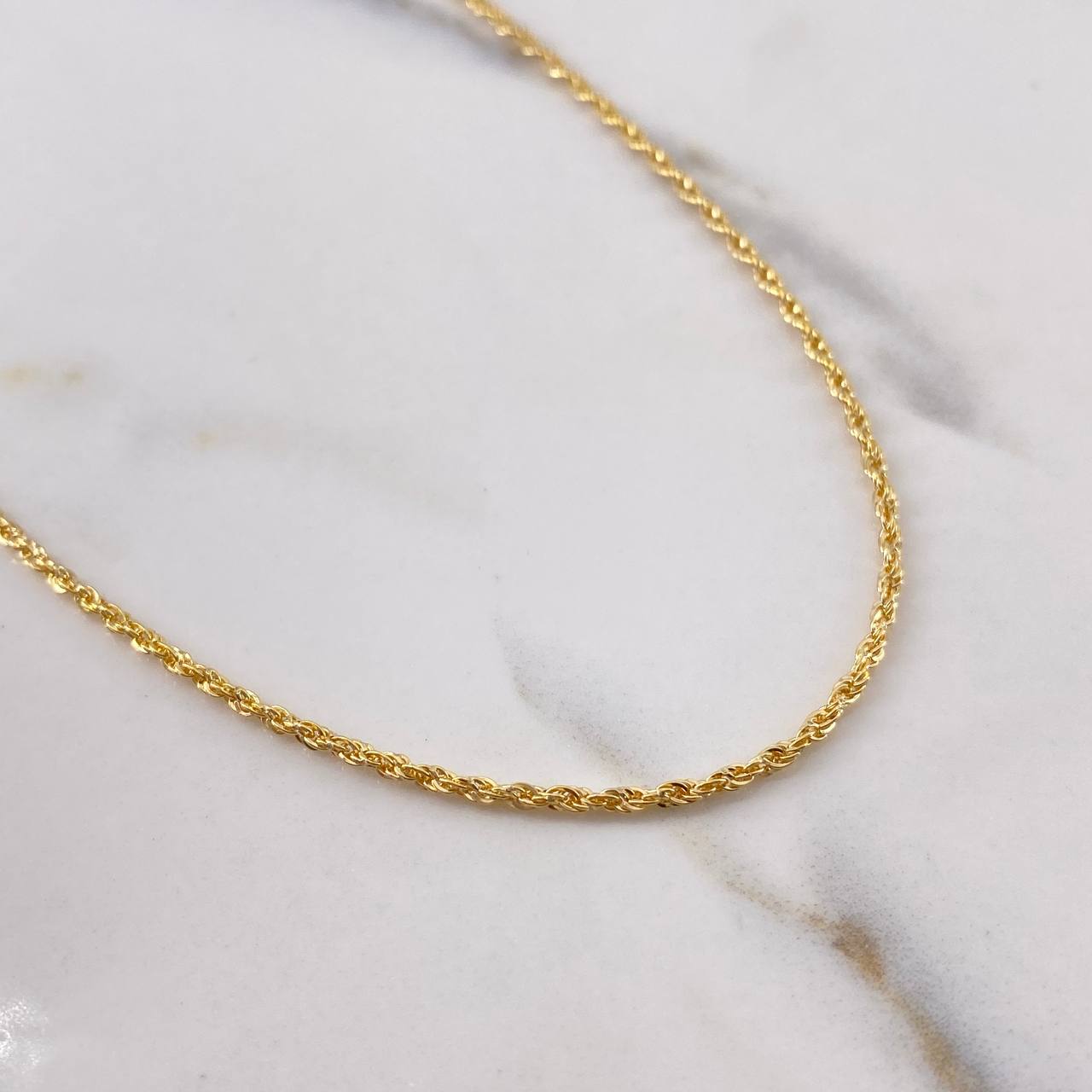 Cadena Lazo 1.6gr / 45cm / 1.4mm Oro Amarillo +3 18K &