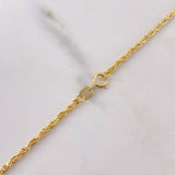 Cadena Lazo 1.6gr / 45cm / 1.4mm Oro Amarillo +3 18K &