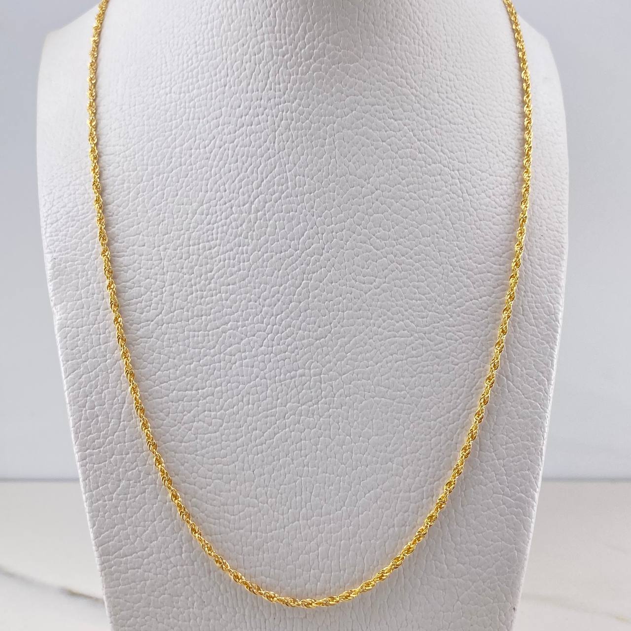 Cadena Lazo 1.6gr / 45cm / 1.4mm Oro Amarillo +3 18K &