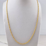 Cadena Lazo 1.6gr / 45cm / 1.4mm Oro Amarillo +3 18K &