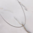 Cadena Morse 1.4gr / 45.2cm / 0.6mm Oro Blanco +3 18K &