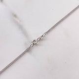 Cadena Franco 3.2gr / 50cm / 1.2mm Oro Blanco +4 18K &