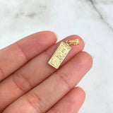 Dije Dólar 0.8gr / 2cm / 6.8mm Oro Amarillo 18K *