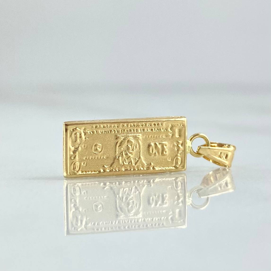 Dije Dólar 0.85gr / 2cm / 6.8mm Oro Amarillo 18K *