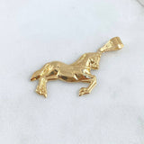 Dije Caballo 1.85gr / 4cm / Troquelado Oro Amarillo 18K