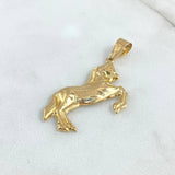 Dije Caballo 1.85gr / 4cm / Troquelado Oro Amarillo 18K