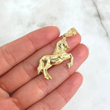 Dije Caballo 1.85gr / 4cm / Troquelado Oro Amarillo 18K