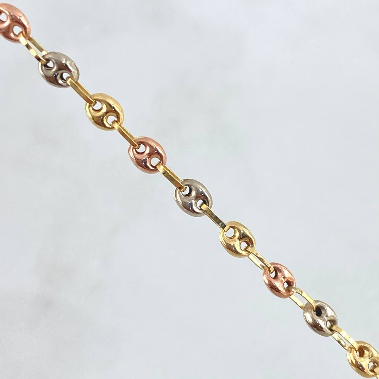 Pulso GC 2.4gr / 19.5cm / 3.3mm Liso Tres Oros 18K
