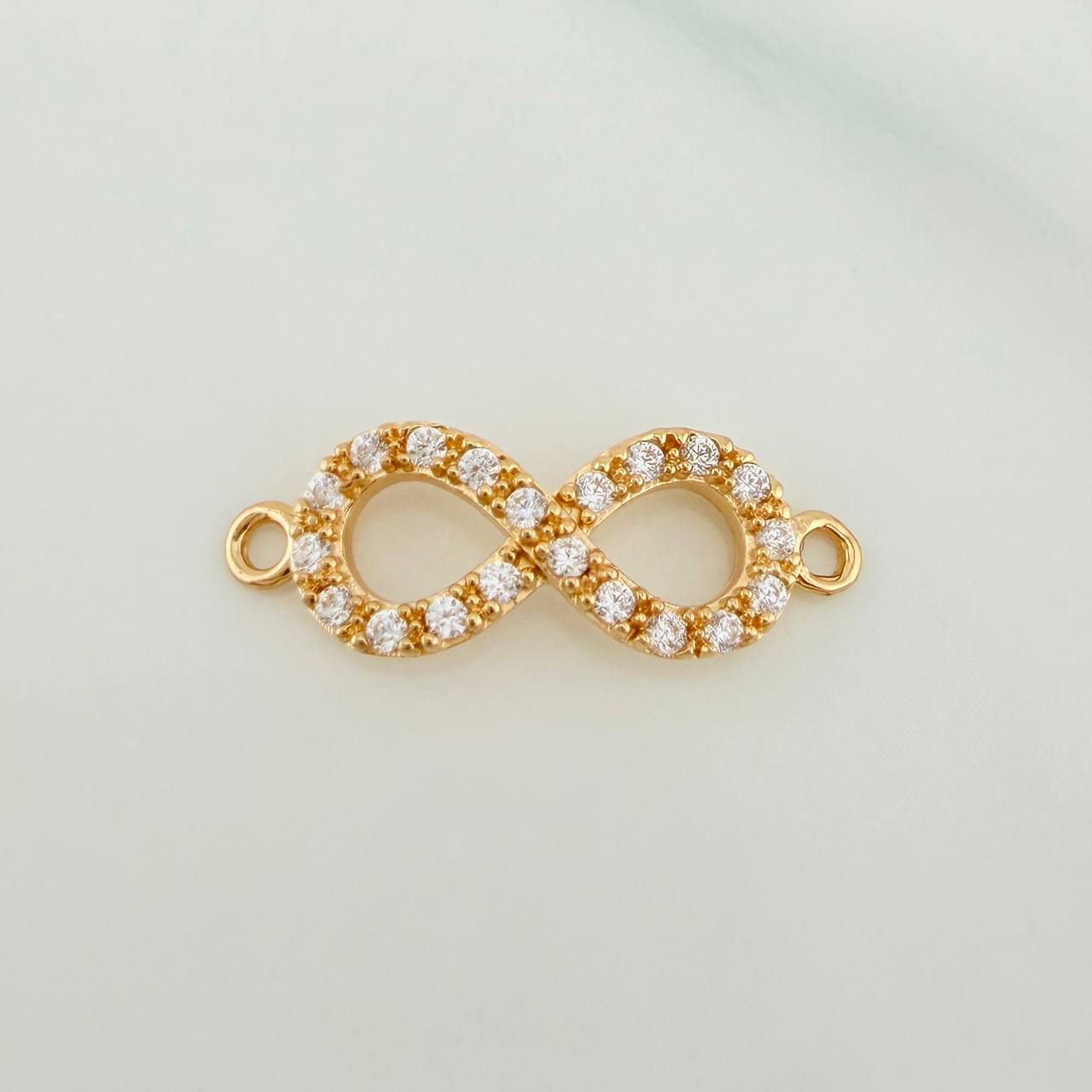 Herraje Infinito 1.1gr / 2cm / Oro Amarillo 18K %