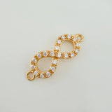 Herraje Infinito 1.1gr / 2cm / Oro Amarillo 18K %