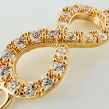 Herraje Infinito 1.1gr / 2cm / Oro Amarillo 18K %