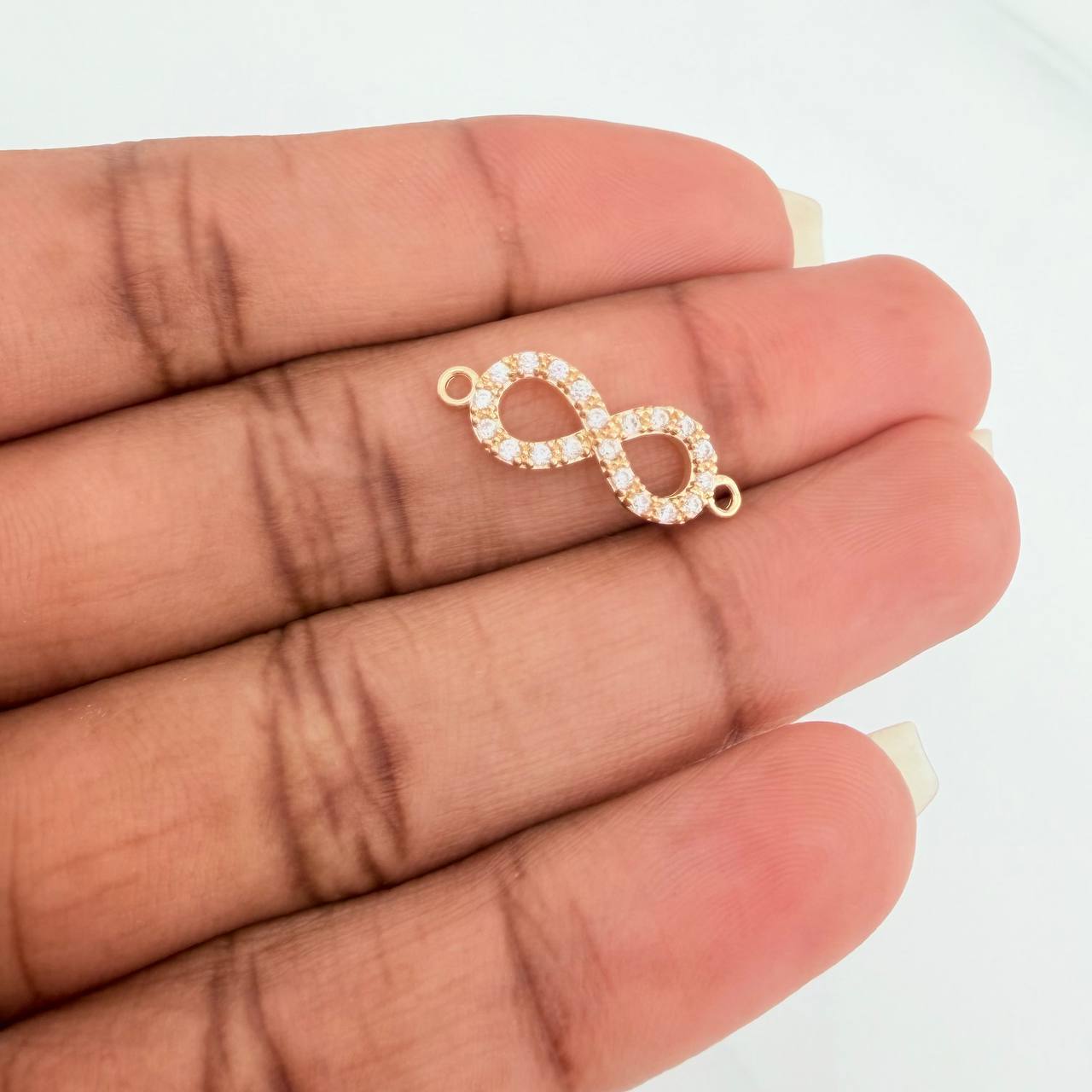 Herraje Infinito 1.1gr / 2cm / Oro Amarillo 18K %