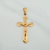 Dije Cruz Cristo 2.75gr / 4cm / Oro Amarillo 18K %