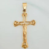 Dije Cruz Cristo 2.2gr / 4cm / Oro Amarillo 18K %