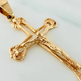 Dije Cruz Cristo 2.2gr / 4cm / Oro Amarillo 18K %