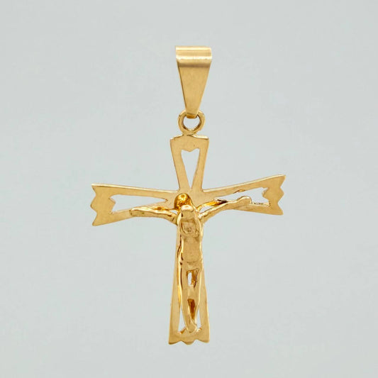 Dije Cruz Cristo 2.55gr / 3.7cm / Oro Amarillo 18K %