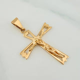 Dije Cruz Cristo 2.55gr / 3.7cm / Oro Amarillo 18K %