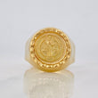 Anillo San Benito 3.45g / T8 Oro Amarillo 18K