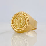 Anillo San Benito 3.45g / T8 Oro Amarillo 18K