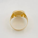 Anillo San Benito 3.45g / T8 Oro Amarillo 18K