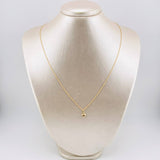 Set Cadena y Dije Singapur + Corazón 1.25gr / 50cm / 1mm Oro Amarillo 18K (Oferta) *