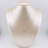 Set Cadena y Dije Flor Espejo + Virgen Guadalupe 1.4gr / 45cm / 1.8mm Oro Amarillo 18K (Oferta) *