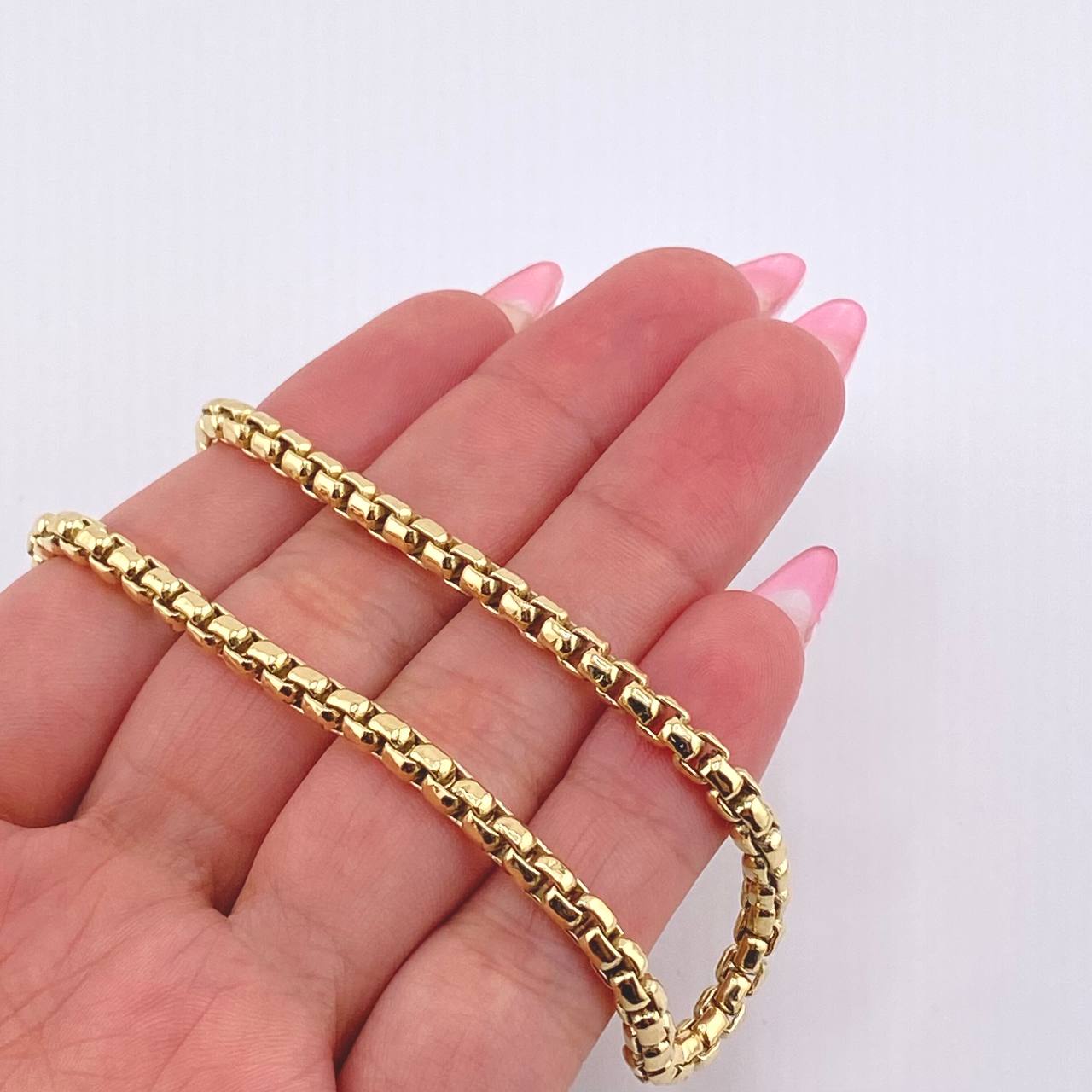 Cadena Veneciana 48.15gr / 50cm / 3.9mm Oro Amarillo +3 18K *