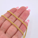 Cadena Cubana 13.2gr / 45cm / 2.8mm Oro Amarillo +1 18K *