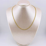 Cadena Cubana 13.2gr / 45cm / 2.8mm Oro Amarillo +1 18K *