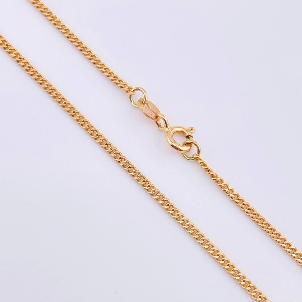 Cadena Cubana 6.05gr / 60cm / 1.7mm Oro Amarillo +1 18K *