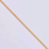 Cadena Cubana 6.05gr / 60cm / 1.7mm Oro Amarillo +1 18K *
