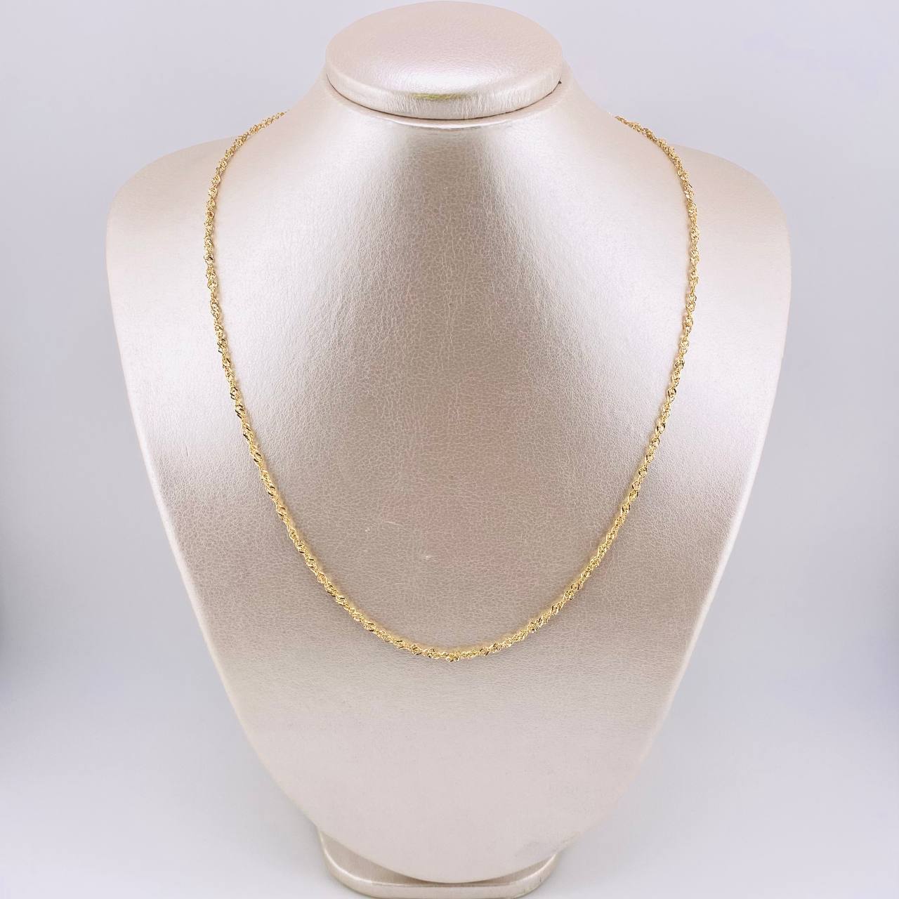 Cadena Singapur 2.1gr / 50cm / 2mm Oro Amarillo +3 18K