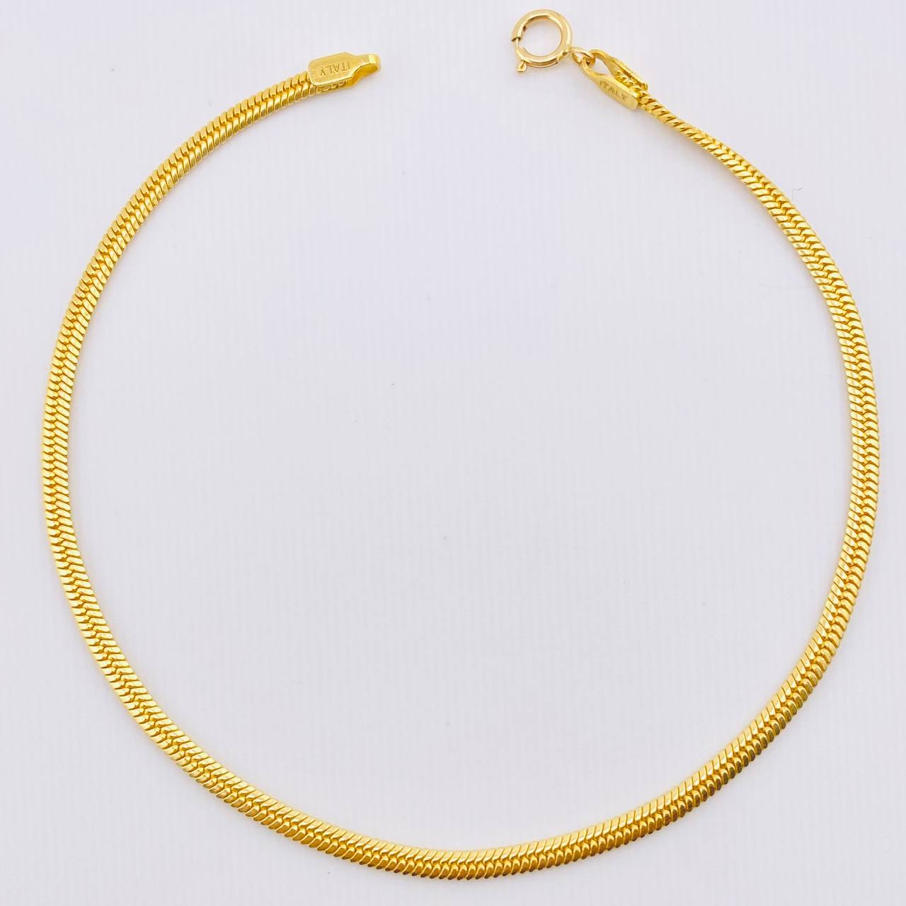 Pulso Serpiente 3.4gr / 18.5cm / 2.1mm Oro Amarillo +3 18K *